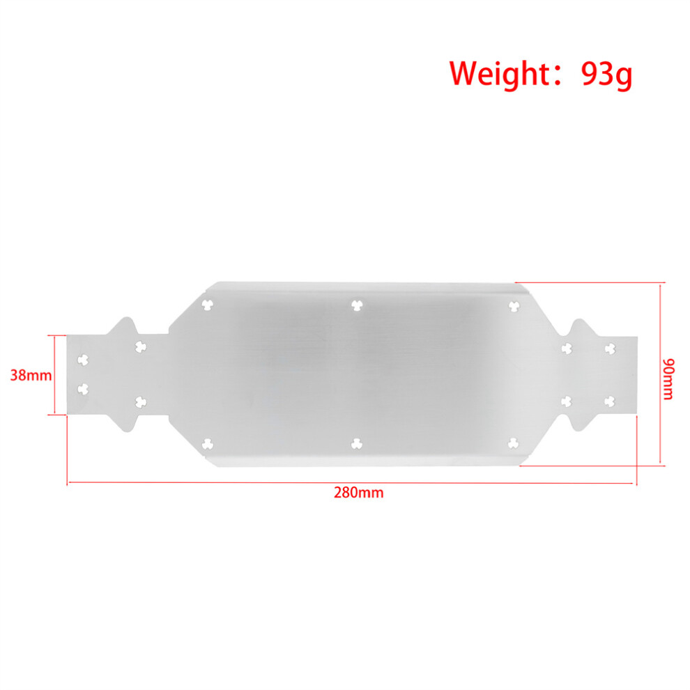 For Rlaarlo Xts P12 Rc Car Flatcar Stainless Steel Chassis Guard Upgrade Parts 320997472728