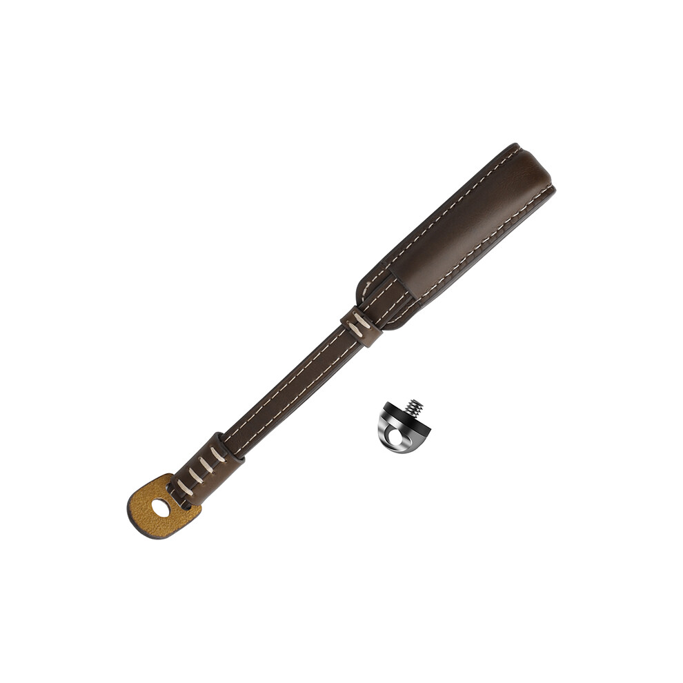(Coffee ) 1/4 Camera Adapter Hand Strap Wrist Strap Universal Camera Anti-Loss Lanyard Brown 320997472568