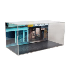 New Acrylic Transparent Display Case Show Case For 1/18 RC Car Model