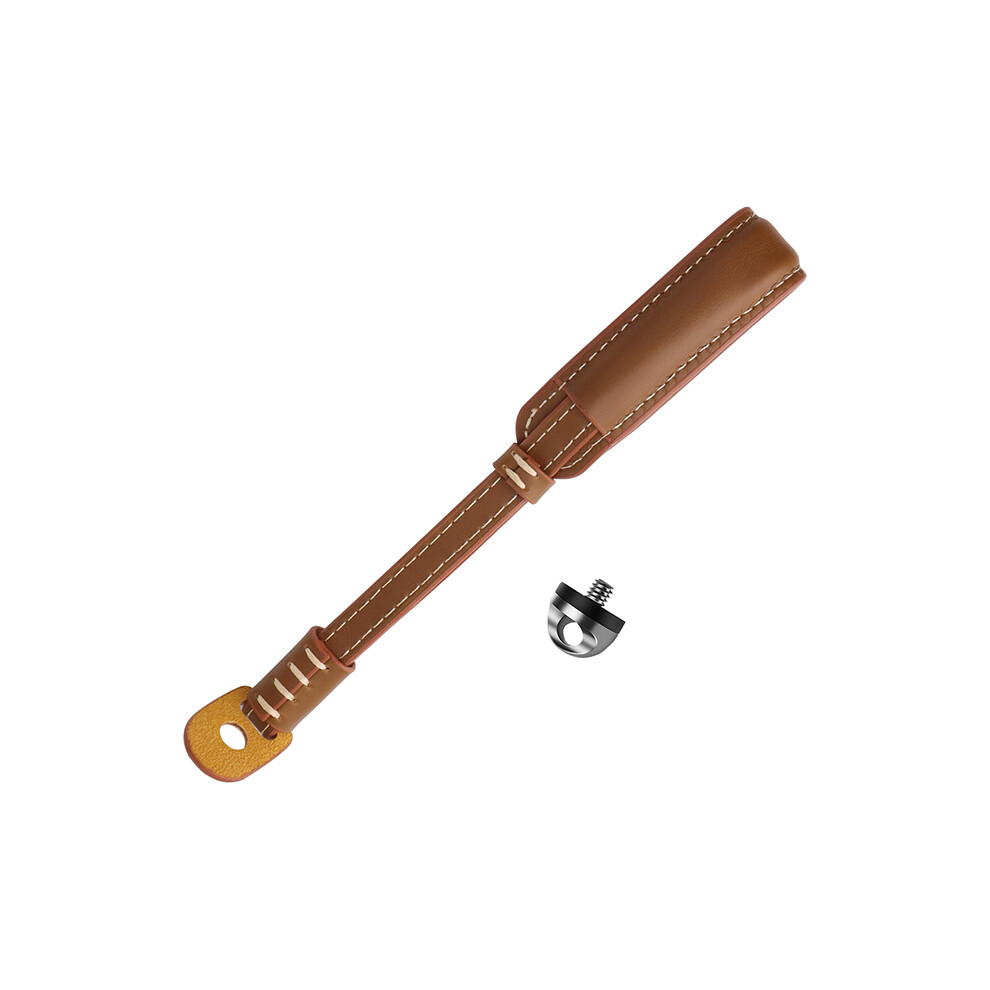 (Brown) 1/4 Camera Adapter Hand Strap Wrist Strap Universal Camera Anti-Loss Lanyard Brown 320997472575