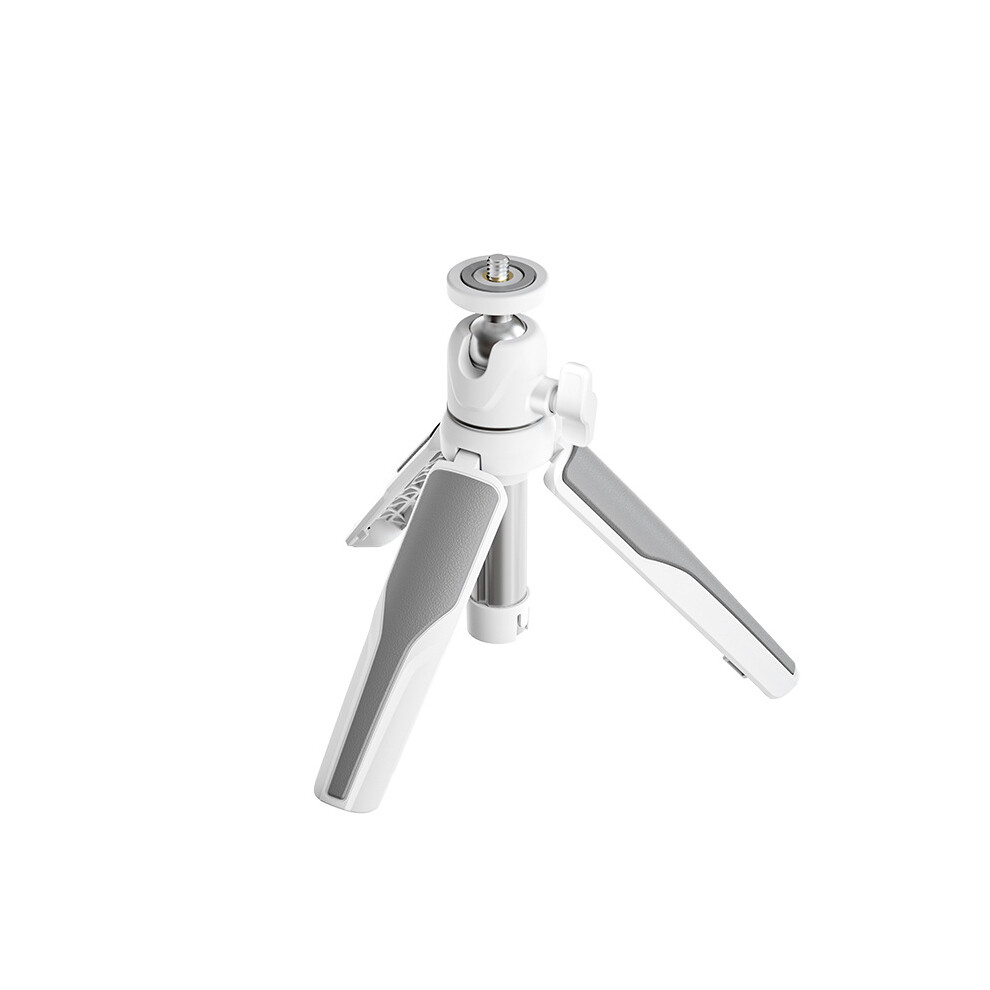 (White) Universal Mini Desktop Tripod Selfie Stick For Cameras And Mobile Phones White 123643865499