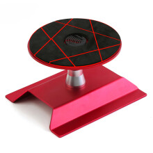 (Red) Model Repair Station Work Stand Rotate 360?? For 1/8 1/10 RC Car Assembly Tool