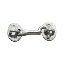 Ironmongery World Plain Cast Iron Metal Cabin Hook Galvanised 3" by Ironmongery World