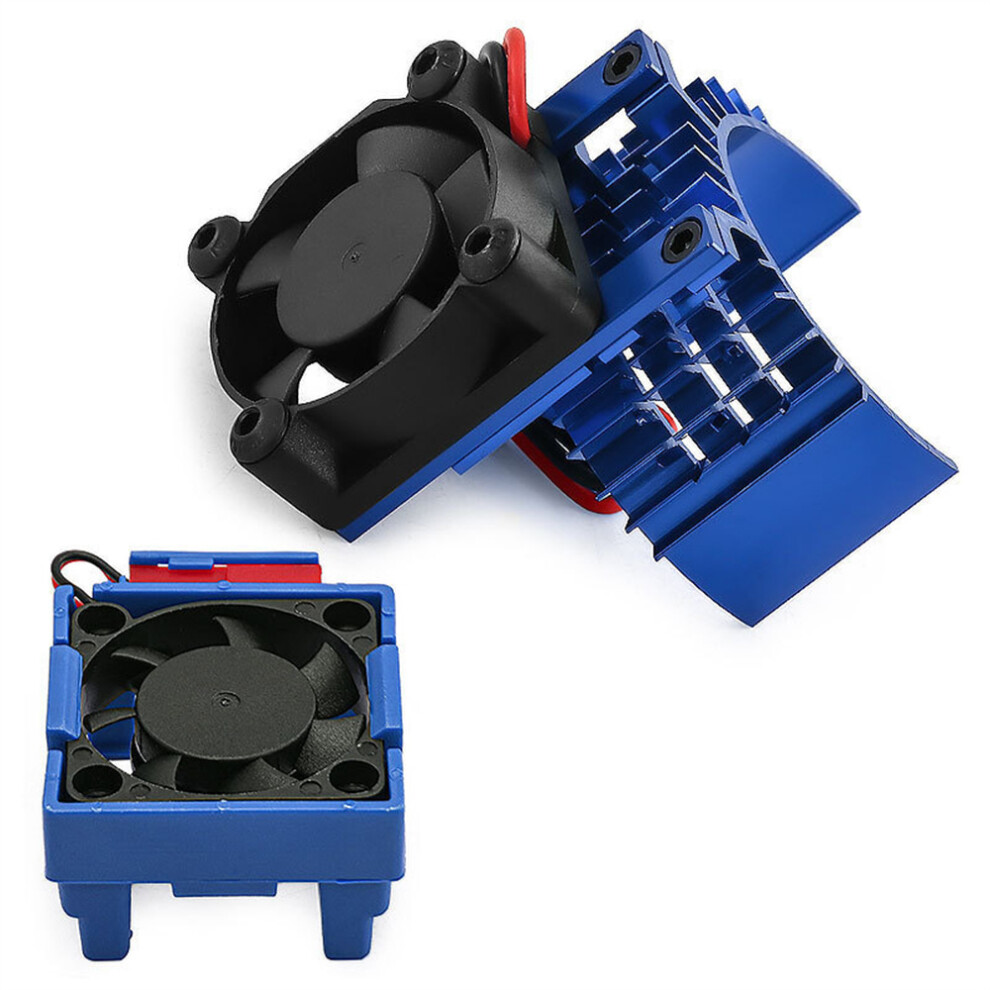 (Blue) For Traxxas Rc Car Cooling Fan Vxl-3S For Slash/Rally/Bandit/Stampede 2Wd 4Wd Blue 320997476429
