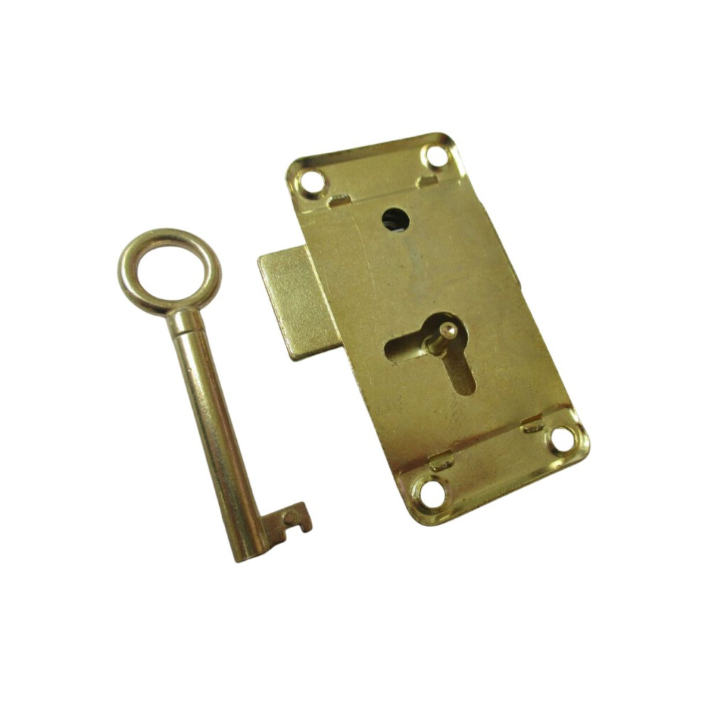 Wardrobe Lock Latch 63Mm By Ironmongery World 5057067991067