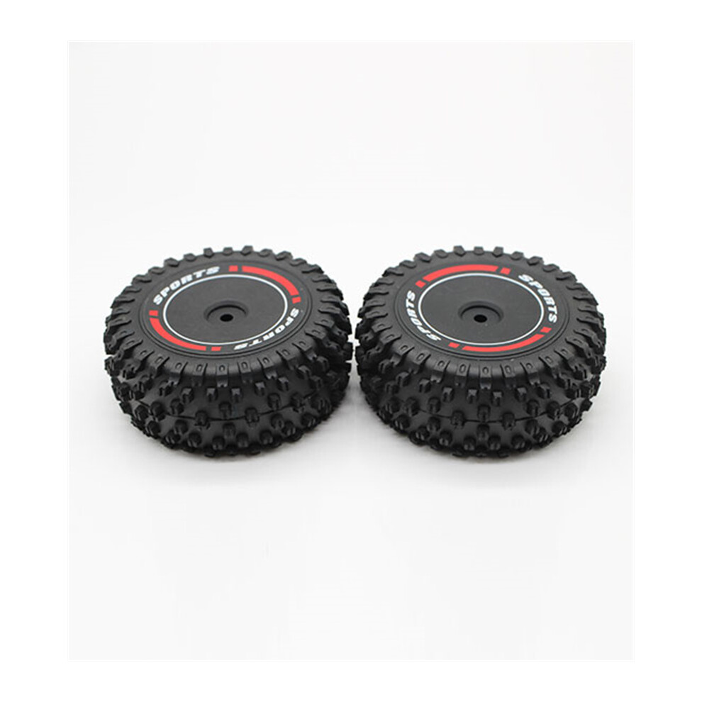(Rear Tyre) For Wltoys Rc Car 124010 Front And Rear Tyre Upgrade Accessories Black 320997496861