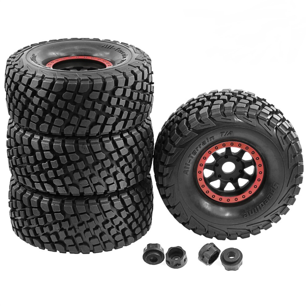 (Red) 1/7 1/8 Rc Truck Plastic Tyres For Arrma Udr Mojave Atom Fs Df7 Db8 Universal Red 320997472636