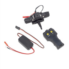 (Capstan+controller) For Climbing Car 1/10 90046 D90 SCX10 TRX-4 Simulation Metal Single Motor Winch