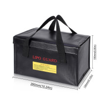 260x130x150mm RC Lipo Battery Fireproof Safety Bag, Explosion-Proof & Portable