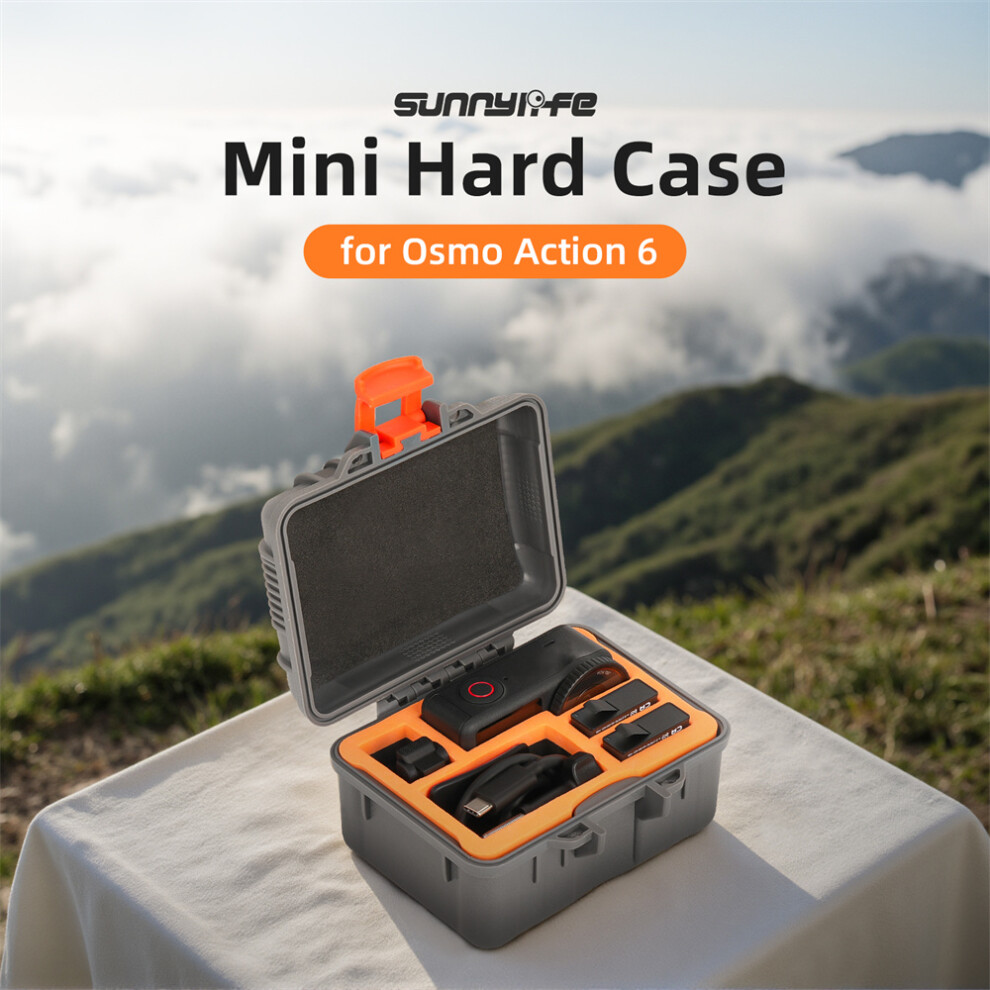 Mini Travel Case Shock-Proof Hard Case Outdoor Carrying Case For Dji Action 6 320997476887