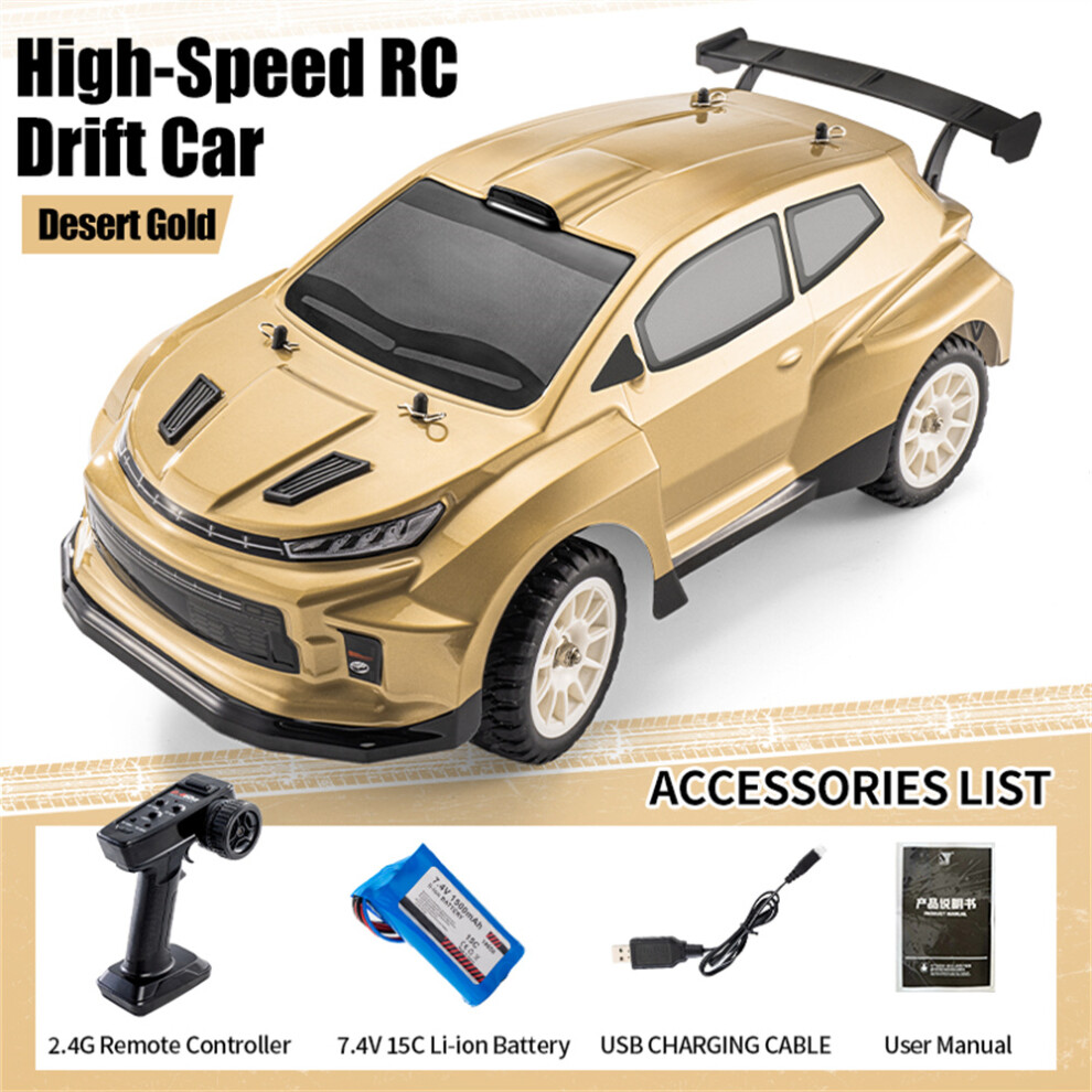 (Gold) Sy1204 Upgrade 1/12 Rc Car Gyro-Equipped 4Wd Drift Rally Car Kids Toys Gold 320997473435