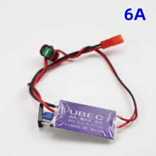 (6A) 4A/6A/8A UBEC 5V/6V Output, 2-6S LiPo & 6-16 Cell Ni-MH Input, Switch Mode Power Supply