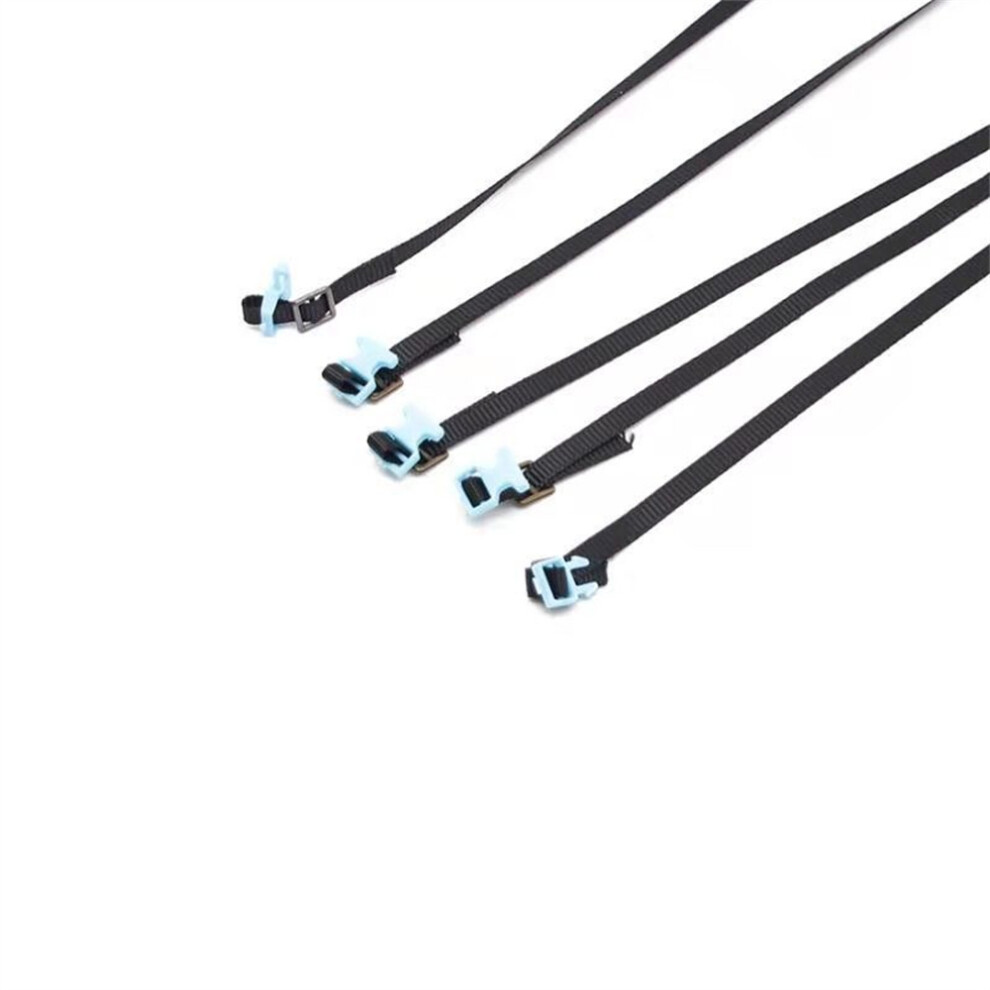 (Blue) 5Pcs Scale Luggage Rope Roof Rack Tie Straps For 1/10 Rc Car Trx4 Trx6 Scx10 Blue 320997486718