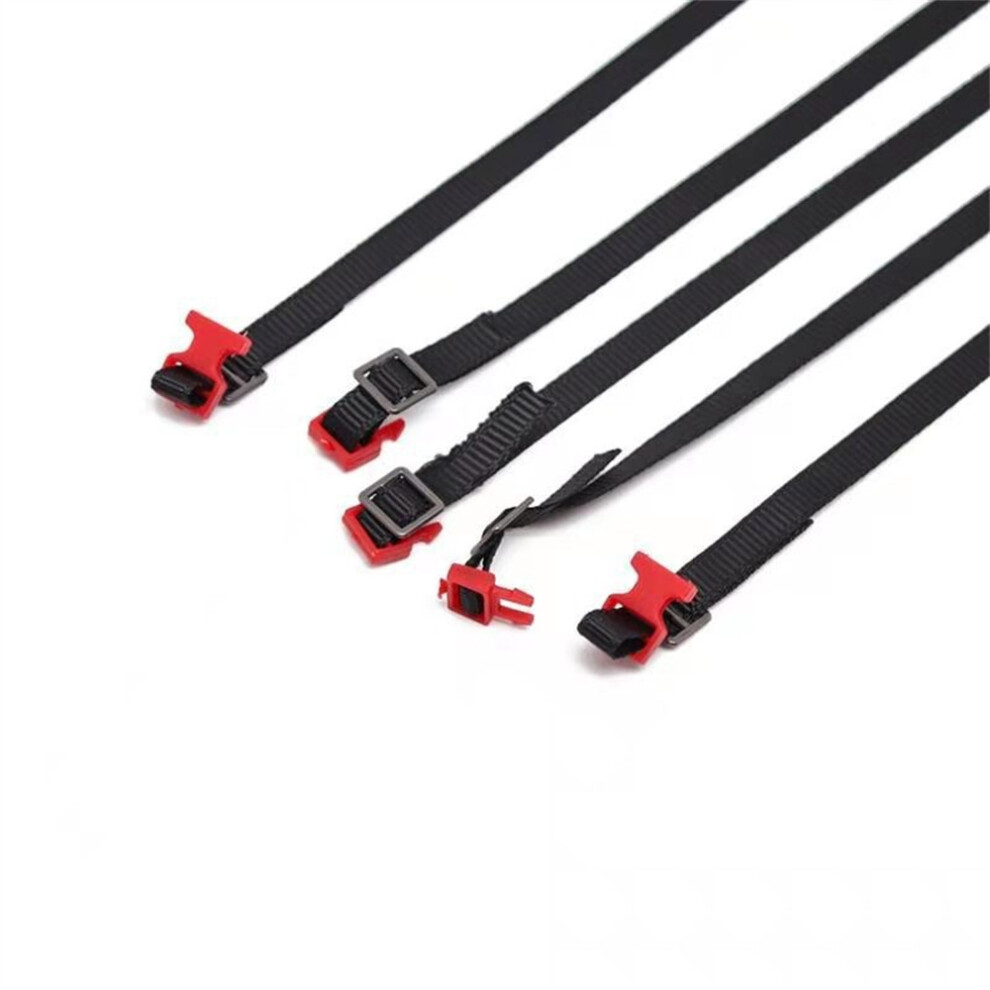 (Red) 5Pcs Scale Luggage Rope Roof Rack Tie Straps For 1/10 Rc Car Trx4 Trx6 Scx10 Red 320997486701