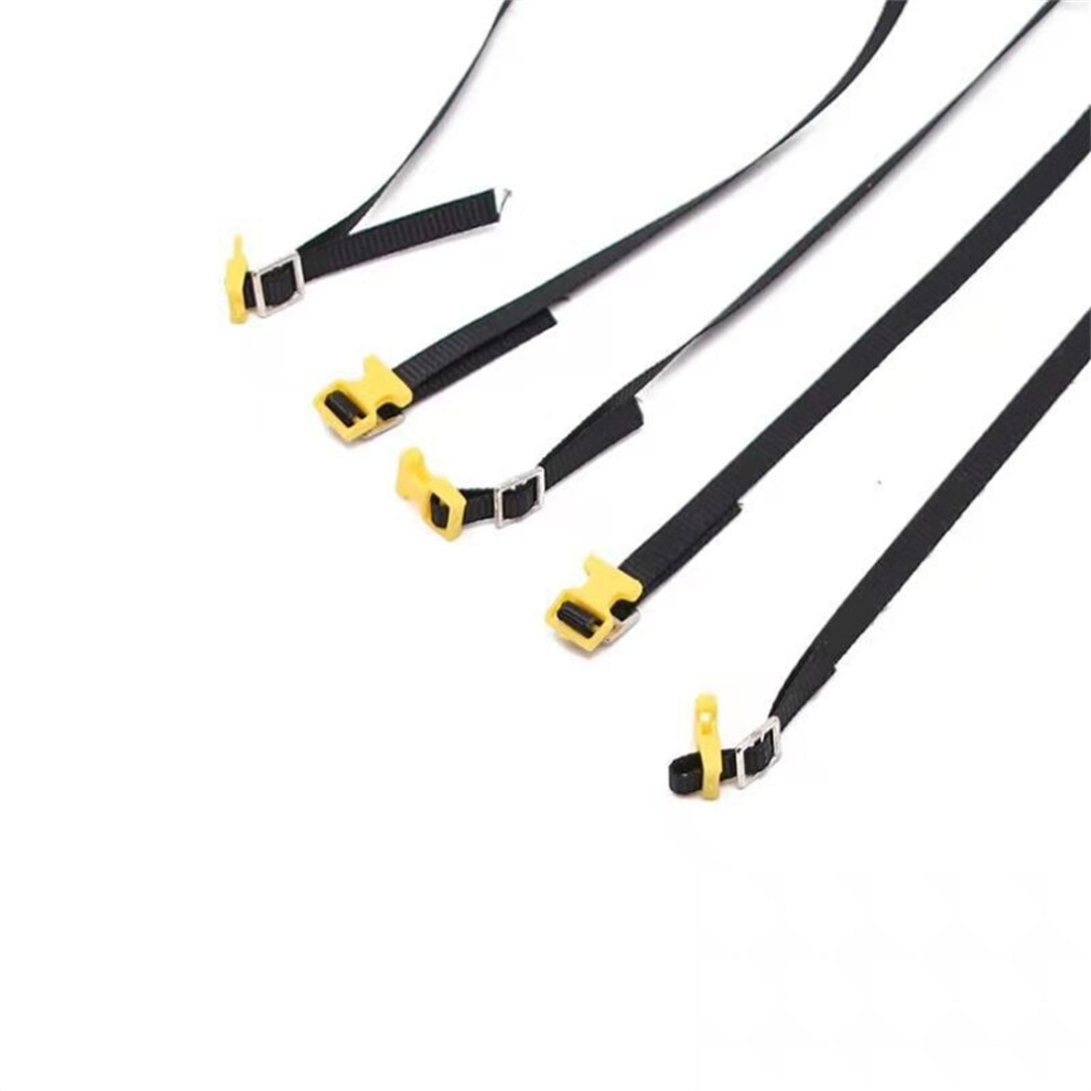 (Yellow) 5Pcs Scale Luggage Rope Roof Rack Tie Straps For 1/10 Rc Car Trx4 Trx6 Scx10 Yellow 320997486725