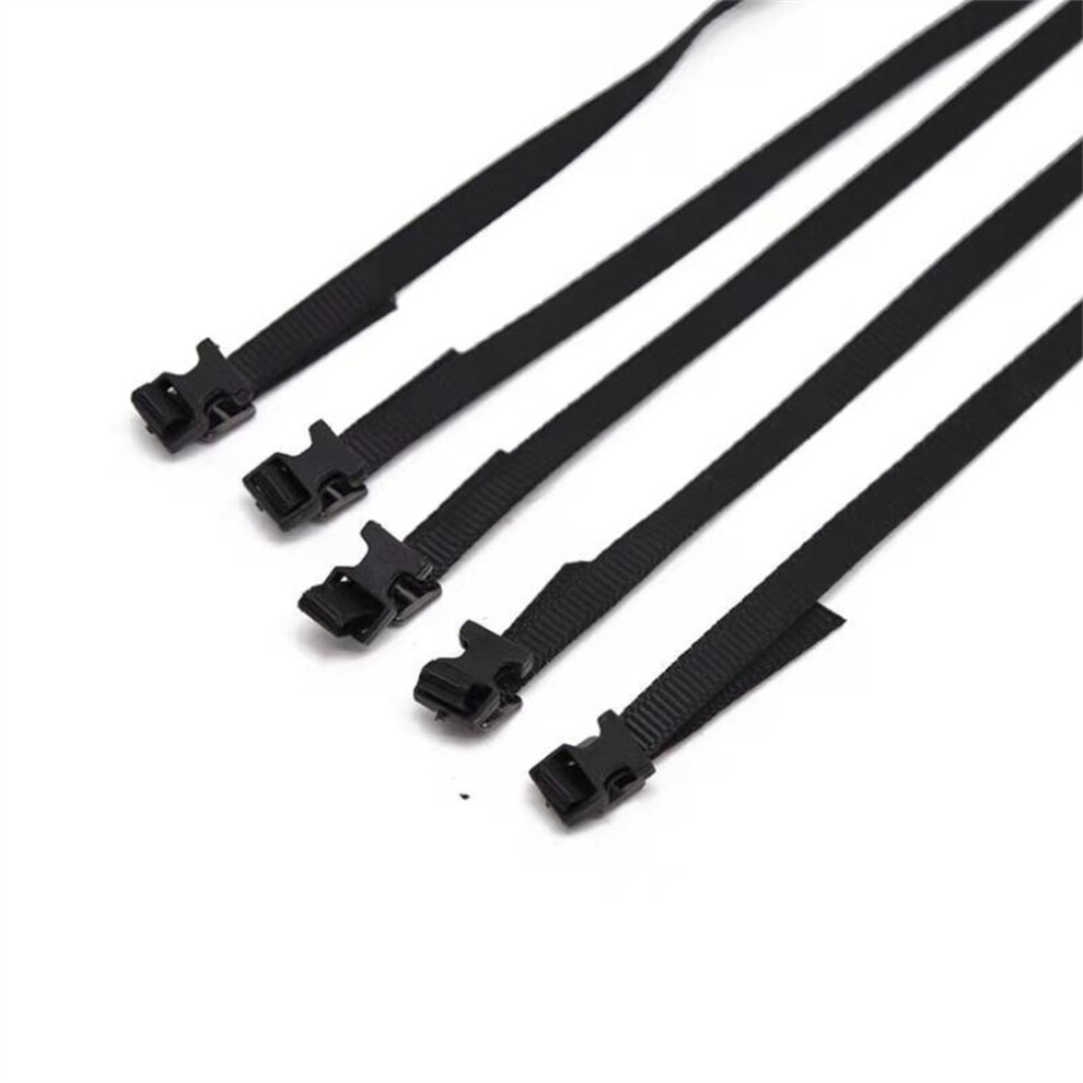 (Black) 5Pcs Scale Luggage Rope Roof Rack Tie Straps For 1/10 Rc Car Trx4 Trx6 Scx10 Black 320997486732