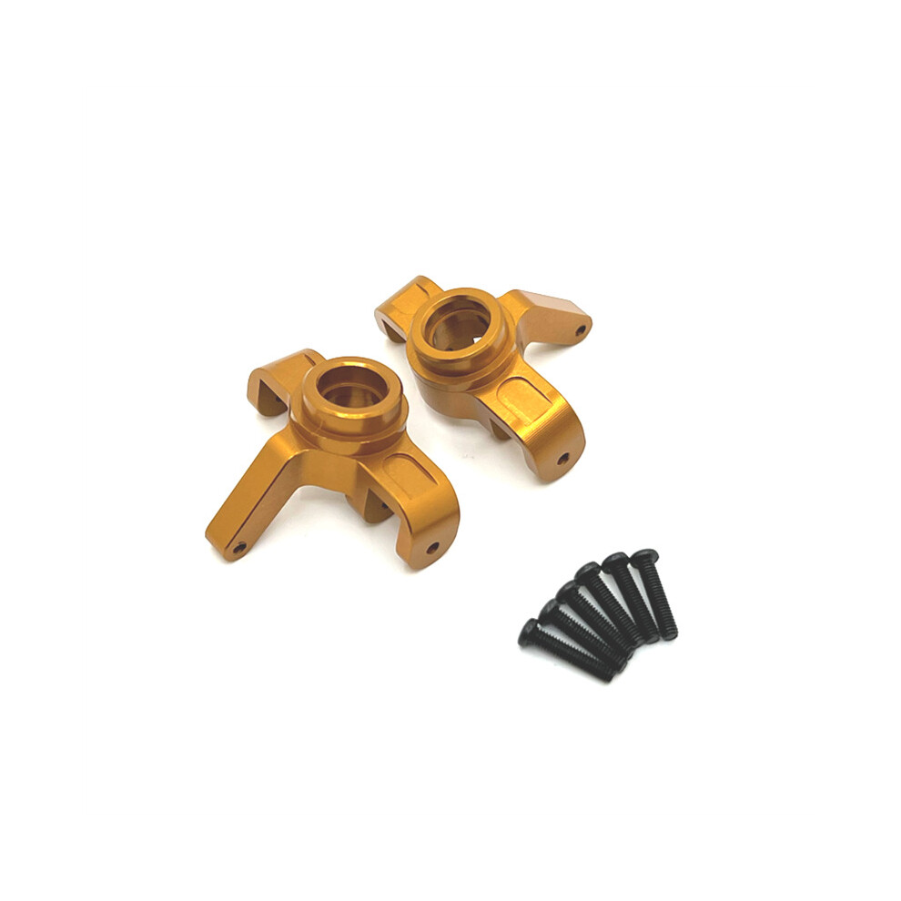(Gold) For Mjx 1/14 14209 14210 R/C Front Steering Cup Metal Upgrade Modification Parts Gold 320997497127