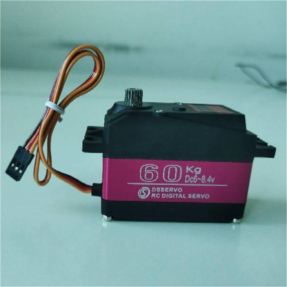 (180??) 60Kg Digital Steering Gear Servo For Ds5160 High Torque Baja Rova Rc Car Steering Big Pan/Tilt Robotic Arm Black/Red 320997484127