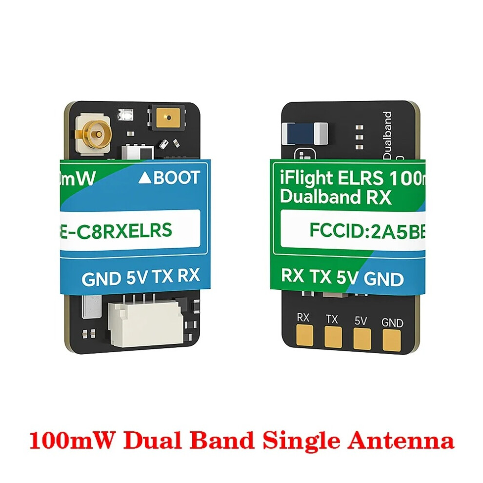 (70Mm-100Mw Dual Band Single Antenna) Iflight Elrs 100Mw/ 500Mw Dual-Band True Diversity Receiver For Rc Fpv Drone 320997499268