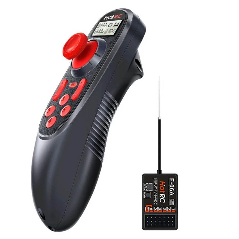 Ds-600 6Ch 2.4Ghz Radio System Transmitter Remote Controller With F-06A Receiver 320997499817