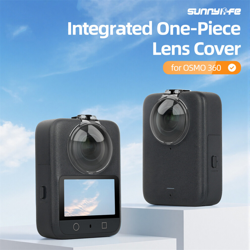 Integrated One-Piece Lens Cover Dual Lens Protector Protective Cover Scratch-Proof Lens Cap Camera Accessories For Dji Osmo 360 320997477525