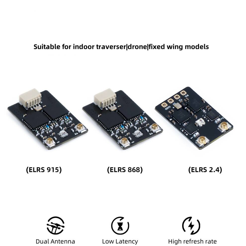 (868Mhz) Axisflying Es900 Dual Rx Elrs Diversity Receiver 915Mhz/ 868Mhz For Rc Fpv Drone 320997489696