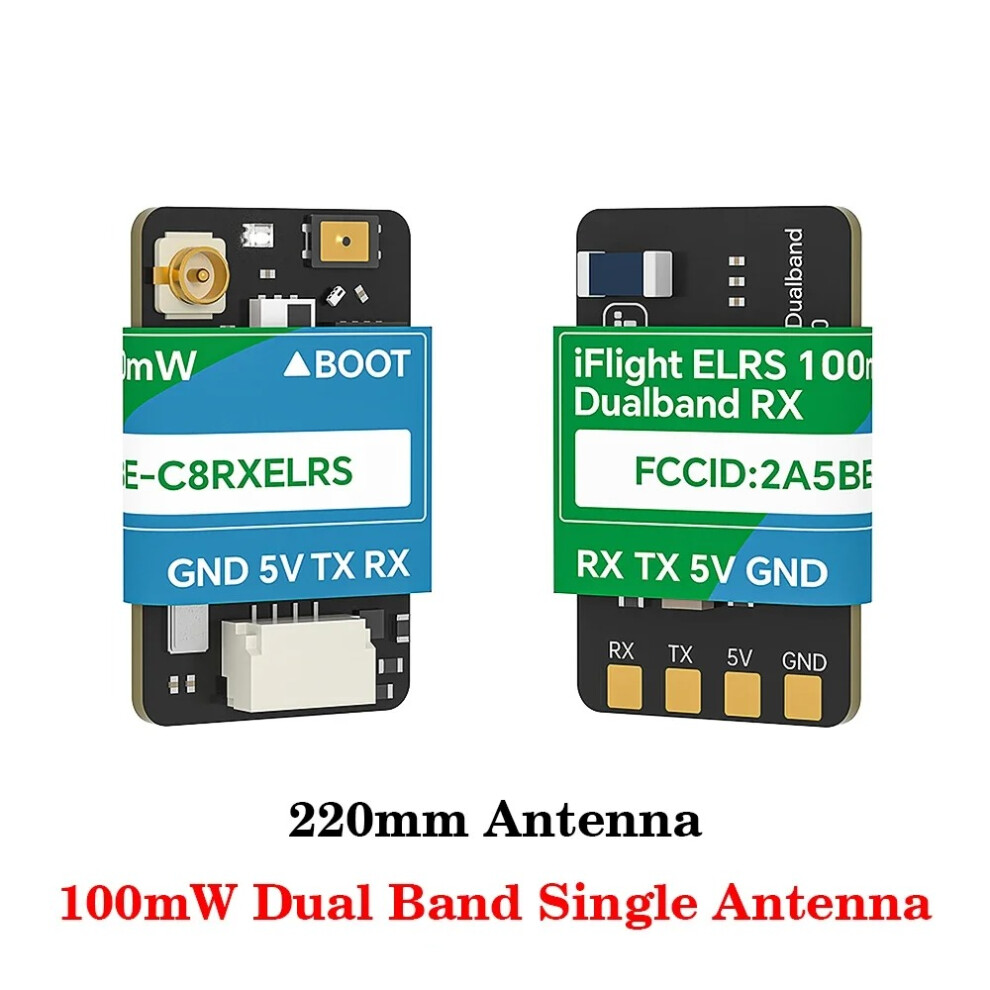 (220Mm-100Mw Dual Band Single Antenna) Iflight Elrs 100Mw/ 500Mw Dual-Band True Diversity Receiver For Rc Fpv Drone 320997499299