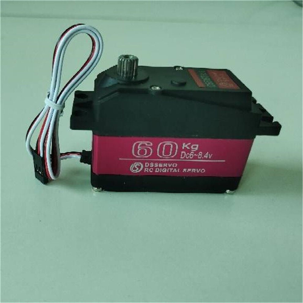 (270??) 60Kg Digital Steering Gear Servo For Ds5160 High Torque Baja Rova Rc Car Steering Big Pan/Tilt Robotic Arm Black/Red 320997484134