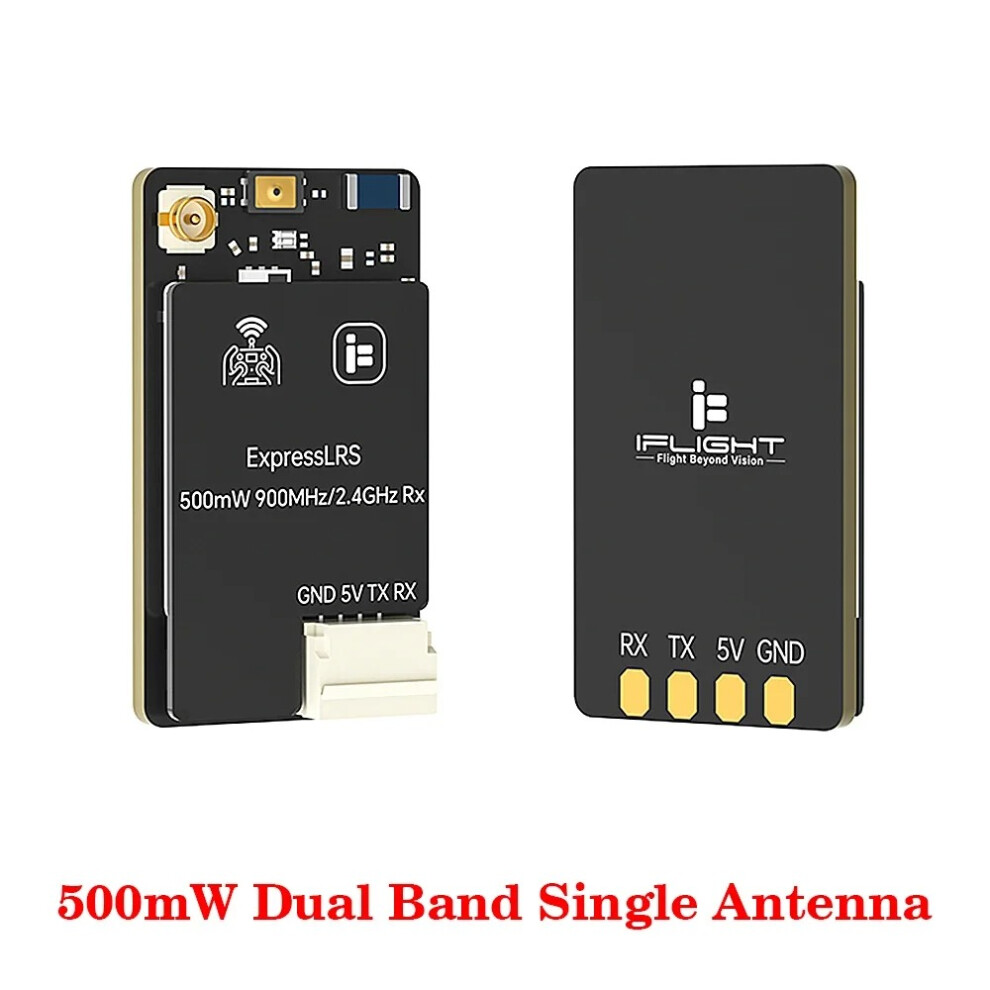 (220Mm-500Mw Dual Band Single Antenna) Iflight Elrs 100Mw/ 500Mw Dual-Band True Diversity Receiver For Rc Fpv Drone 320997499305