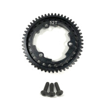 (52T) Steel 46T 50T 52T 54T Spur Gear 1.0M 6447 6449 for Traxxas 1/5 X-Maxx 1/10 E-Revo 2.0 VXL