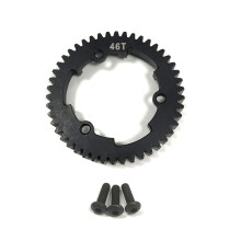 (46T) Steel 46T 50T 52T 54T Spur Gear 1.0M 6447 6449 for Traxxas 1/5 X-Maxx 1/10 E-Revo 2.0 VXL