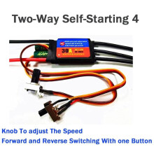 (Bidirectional 30A No.4) 30A/60A 2-6S Bidirectional Adjustable Speed Self Starting Brushless ESC