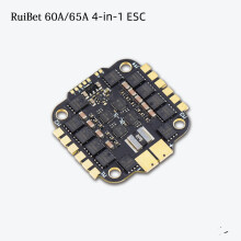 (60A) JHEMCU RuiBet 60A/65A 4in1 BLHELI_S ESC 3-6S Lipo Dshot600 with Built-in TVS Tube