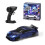 (Blue) 1/64 Mini Drift Car MC061 GTR Simulation Model Remote Control 4wd Drift Racing 1