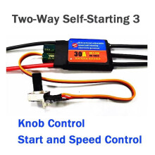 (Bidirectional 30A No.3) 30A/60A 2-6S Bidirectional Speed Control Self-Start Brushless ESC