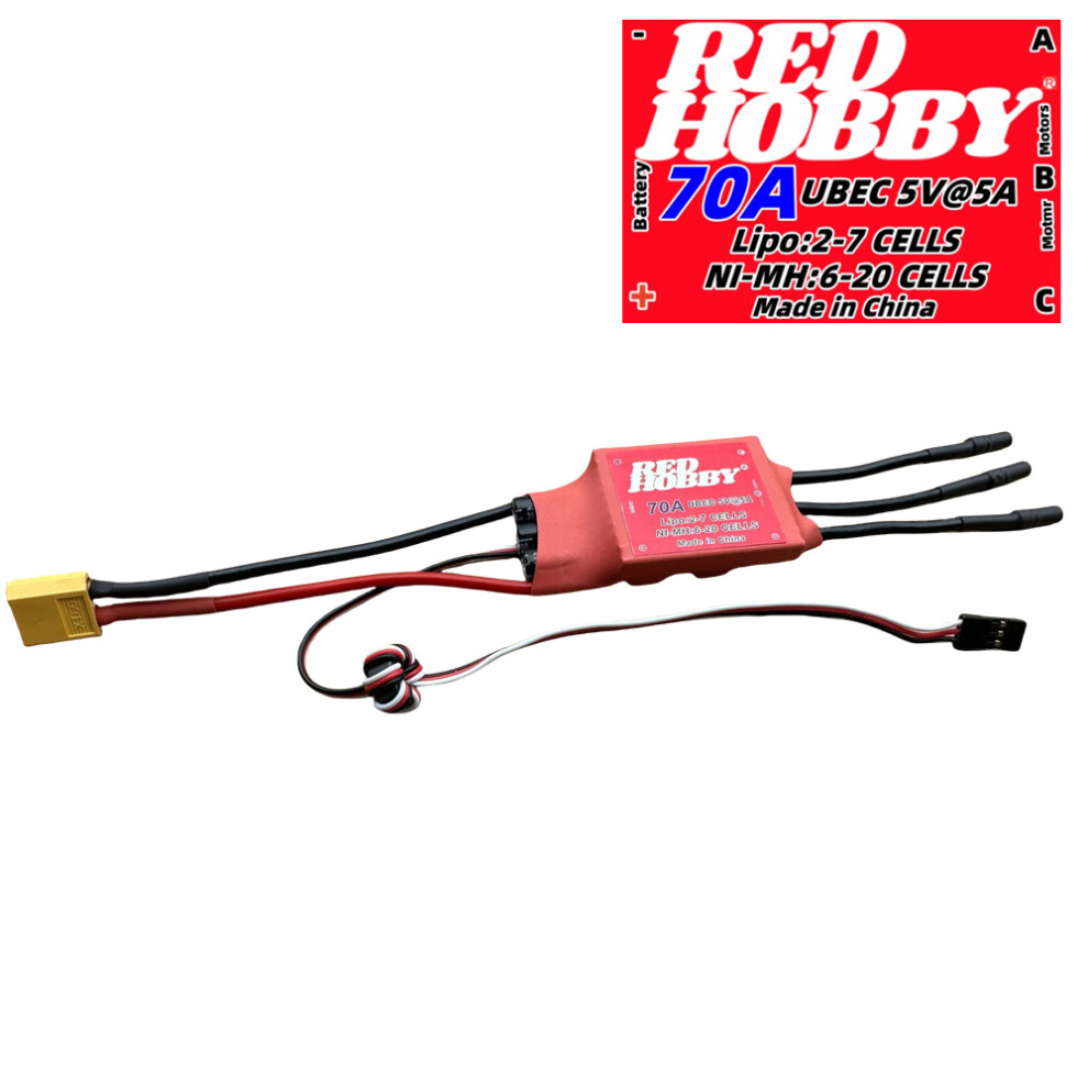 (70A) Redhobby Sky 30-200A Brushless Esc 2-7S Electric Speed Controller For Rc Aircraft 123643880492
