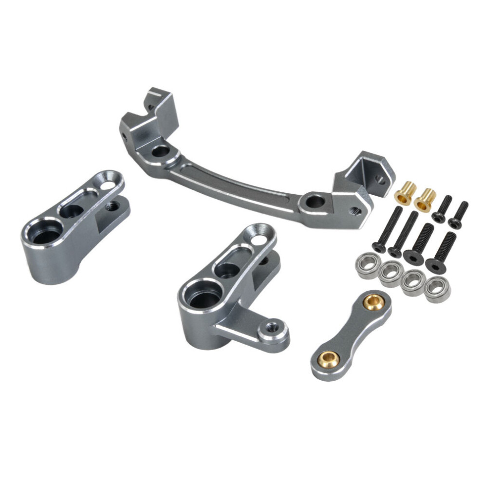 (Titanium) Aluminum Steering Parts Set For Arrma 1/8 Mojave 4X4 4S Blx 320997489917