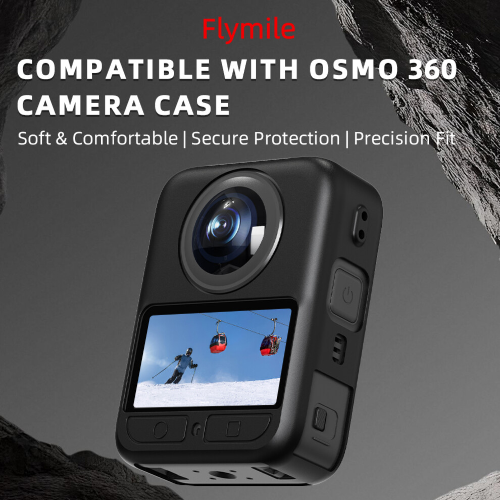 Silicone Protective Case For Panoramic Camera & Lens Dust Cover For Dji Osmo 360 320997473732