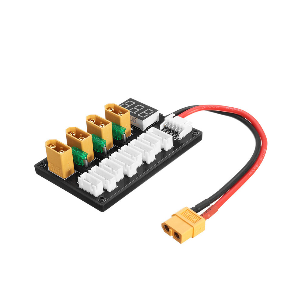 3S~4S Mini Parallel Charging Board Xt60 Banana Plug For B6 Li-Ion Balance Charger 320997484820