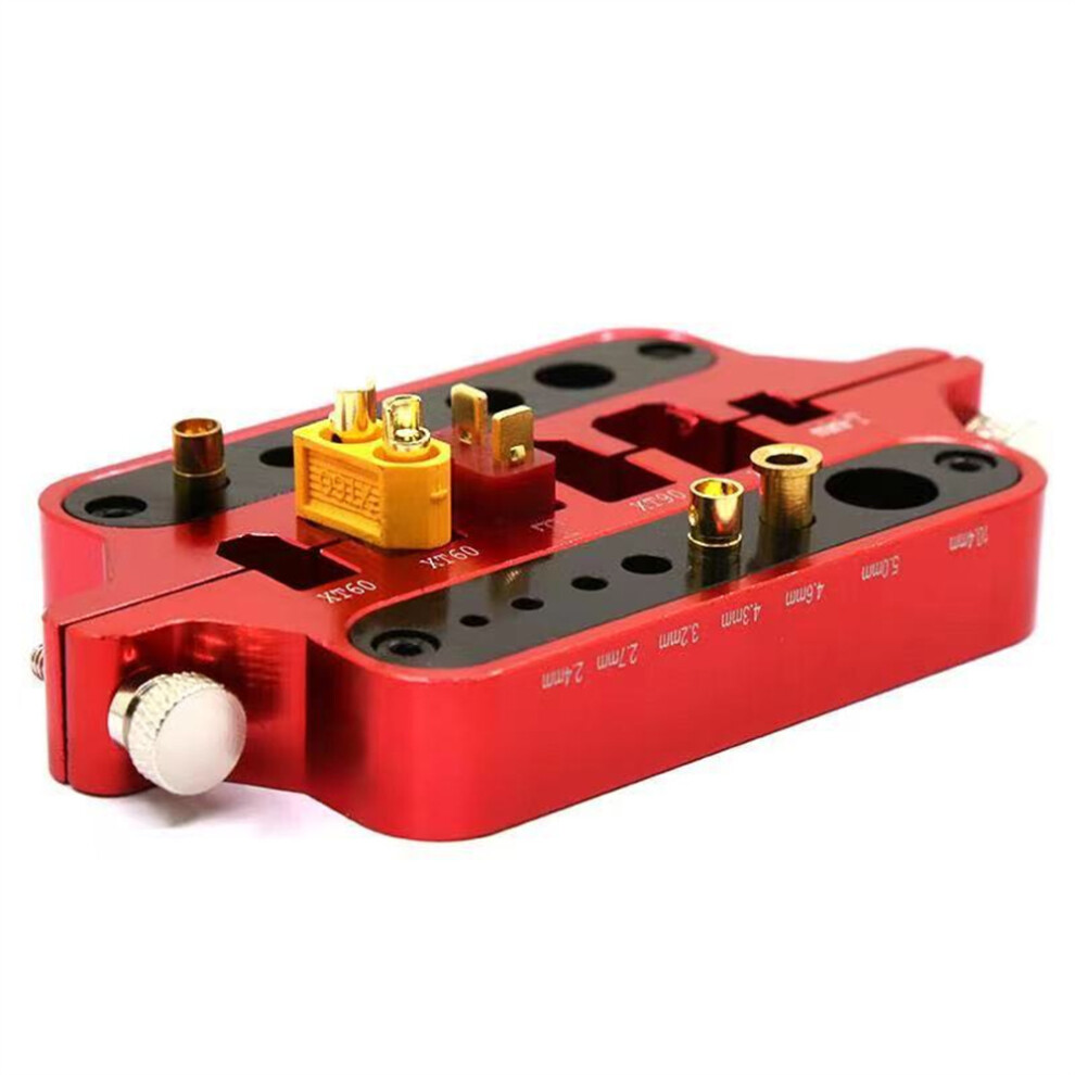 (Red) Multifunctional Welding Insulate Station Aluminum Alloy Soldering Jig Rc Tools 320997484752