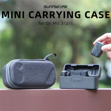 Mini Carrying Case Wireless Microphone Storage Bag Hard Case Outdoor Traveling Vlog Accessories for DJI Mic 3/2/1