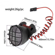 (Round) Headlight Front Light Lamp DIY Assembly For LOSI 1/4 Promoto-MX RC Motorcycle