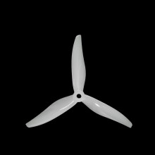 (White) Hurricane 51377 5in 3-Blade Paddle Propeller with 5mm Mounting Hole