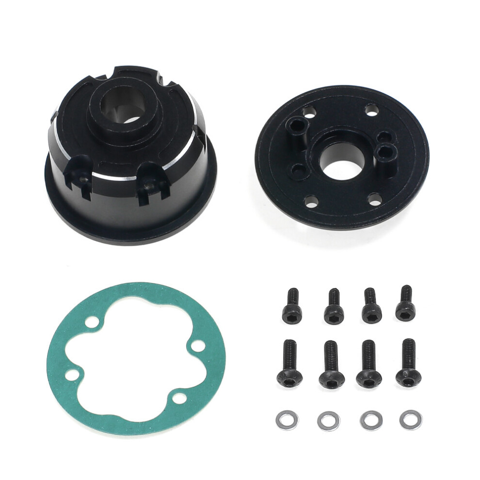 (Black) Alloy Center Diff Case Ara311166 For Arrma 1/10 Kraton Outcast 4S 1/8 Mojave Black 320997490296