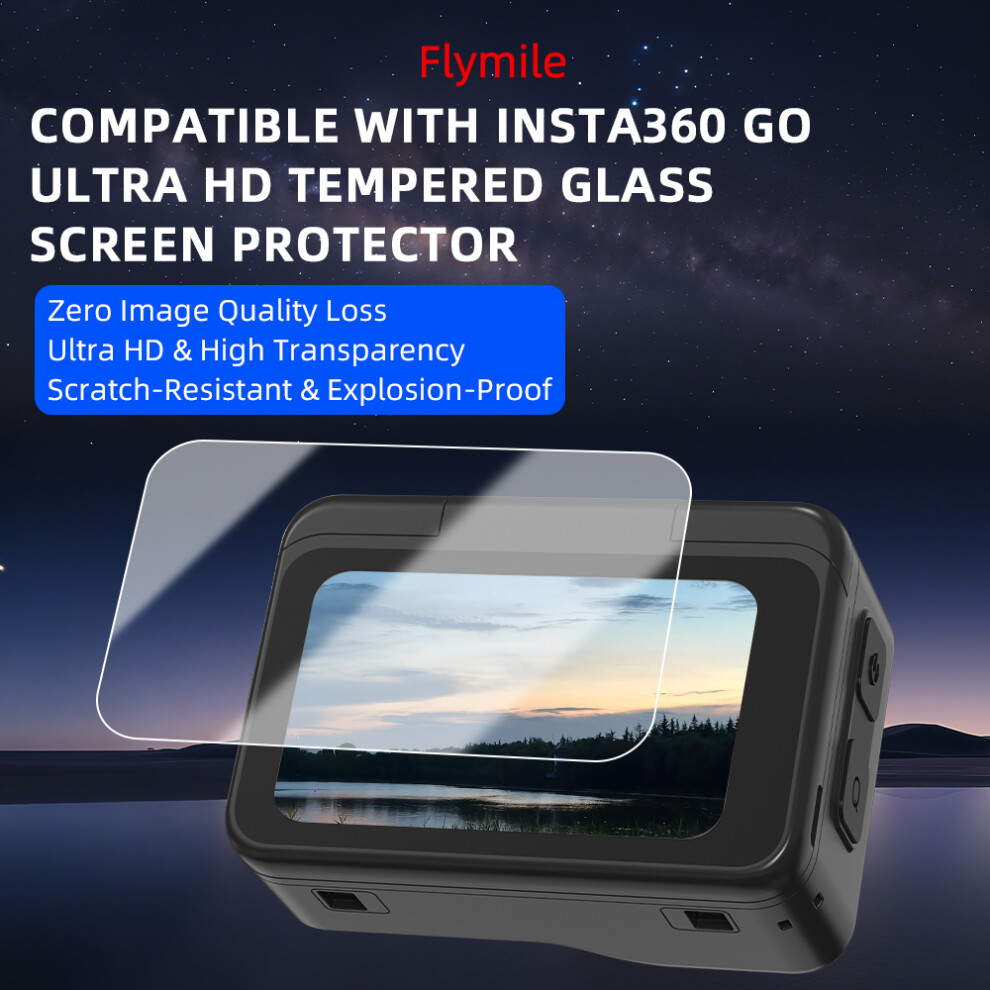 Tempered Glass Screen Protector For Insta360 Go Ultra Camera 320997473985