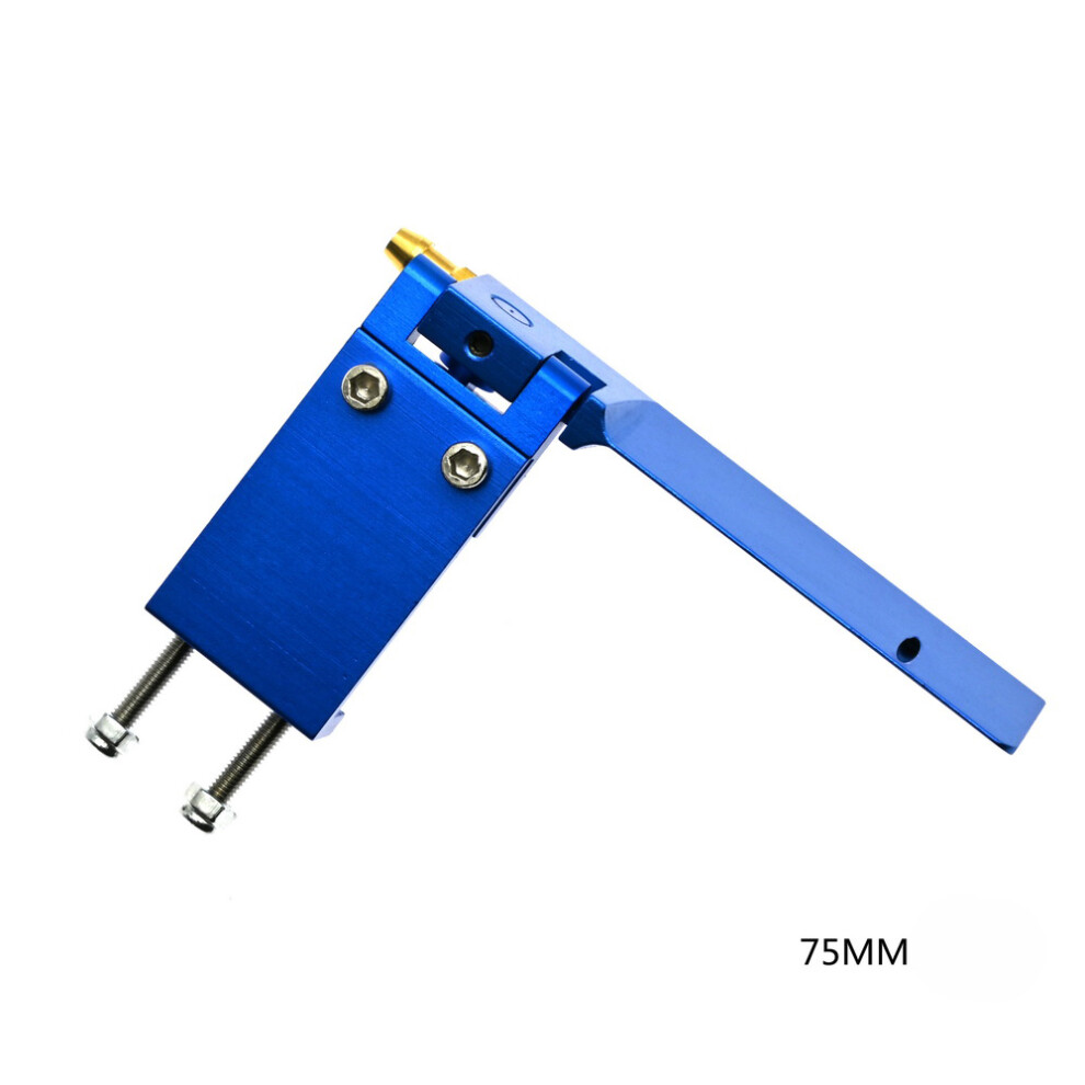 (75MM-Blue) CNC 75MM/95MM Rudder Water Absorbing Steering Rudder With Suction Device For RC Boat