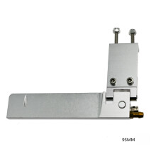 (95MM-Sliver) CNC 75MM/95MM Rudder Water Absorbing Steering Rudder With Suction Device For RC Boat