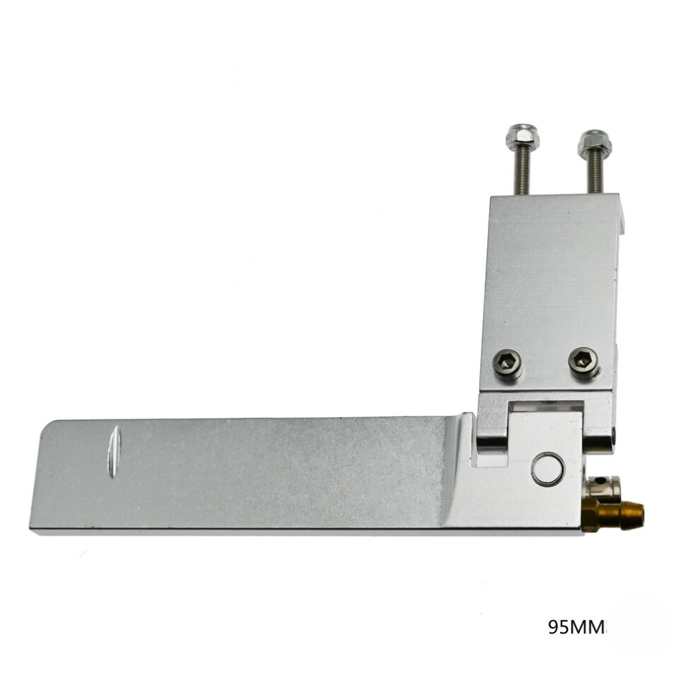 (95MM-Sliver) CNC 75MM/95MM Rudder Water Absorbing Steering Rudder With Suction Device For RC Boat