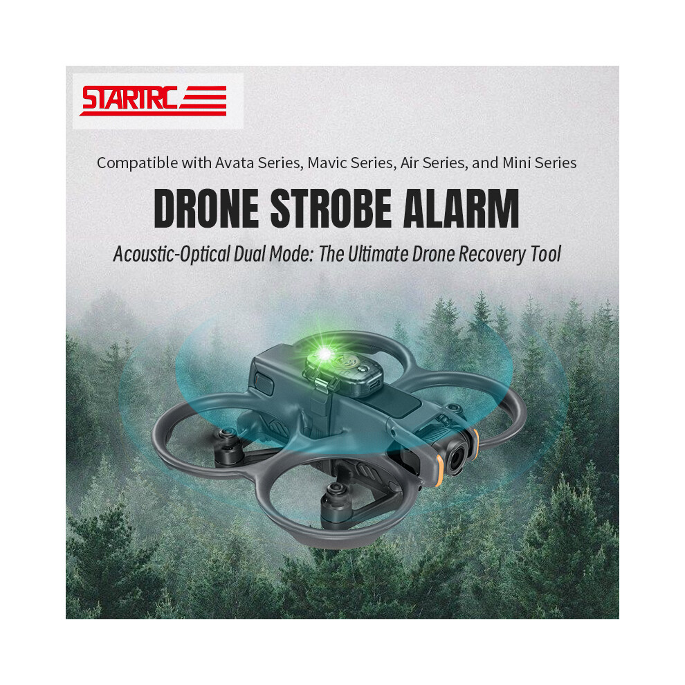 Light Universal Drone Positioning Tracking Strobe Alarm For Dji Avata Mavic Mini Air