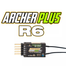 FrSky ARCHER PLUS R6 Receiver 6 High-precision PWM Channel ACCESS and ACCST Mode